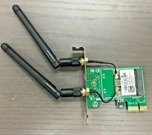 Tarjeta de red inalámbrica doble banda 300M 2.4G WiFi PCI-E X1 escritorio + 2 antenas - Imagen 1 de 10