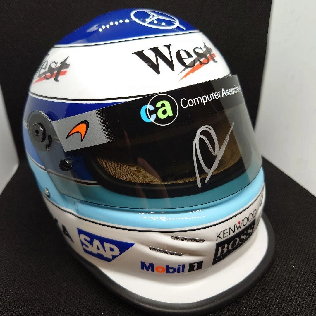 Mika Hakkinen DRM 1/2 Scale 2001 McLaren Helmet – Signed w/ COA