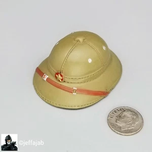 1;6 Ultimate Soldier Vietnam NVA Regular Pith Helmet for 12" GI Joe Dragon Hat - Picture 1 of 7