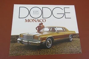1975 Dodge Monaco NOS Mint Original Dealership Sales Brochure Catalog - Picture 1 of 13
