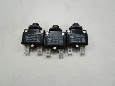 JUEGO DE (3) DISYUNTORES DE 15 AMPERIOS TYCO ELECTRONICS W57-XJ2A22B10-15M BARCO MARINO Foto 1 de 4