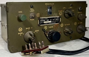 RT-77A/GRC-9 PART OF SIGNAL CORPS U.S. ARMY RECEIVER Complete Not Tested - Zdjęcie 1 z 9