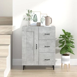 Sideboard Betongrau 69,5x34x90 cm Holzwerkstoff - Bild 1 von 11