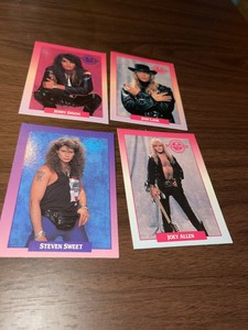 1991 Music Rock Cards By Brockum Warrant - Jani Lane 237 Joey Allen 245 267 234