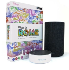 Voice Originals When in Rome Travel Trivia Game Powered by Alexa 2-8 Players New - Picture 1 of 1