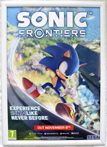 Sonic Frontiers RARO PS5 Switch XBOX SERIES X 42 cm x 59 cm poster promozionale - Foto 1 di 1