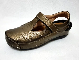 Wolky Strap Cloggy Comfort Shoes Old Copper Varnished Leather EU 40 US 8.5 - 9 - Picture 1 of 8