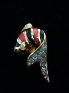 Stunning Gold Tone Gemset Brooch - Picture 1 of 1