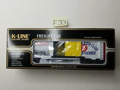 K-Line K641-9025 1999 TCA Charter Membership Kids' ClubBoxcar New Old Stock/Box  - Image 1 of 4