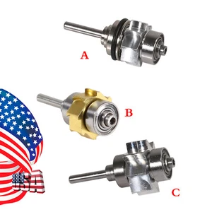 USA Dental Cartridge Turbine Rotor for (LED) High/Fast Speed Handpiece 2/4Holes - Picture 1 of 119
