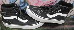 VANS Black & White High Top Laces Sz 9.0 Womens - Bild 1 von 6