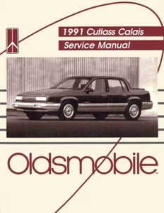 1991 Oldsmobile Cutlass Calais Shop Service Repair Manual - Picture 1 of 1