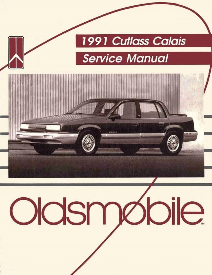 1991 Oldsmobile Cutlass Calais Shop Service Repair Manual - Image 1 of 1