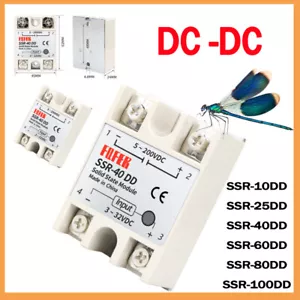 Single Phase Solid State Relay Module DC - DC SSR 10DD - 100DD DC3-32V DC5-200V - Picture 1 of 19