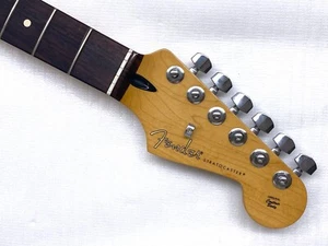 Afinadores de palo de rosa/bloqueo Player II modificados genuinos Fender Strat Neck 22 trastes 9,5 - Imagen 1 de 23