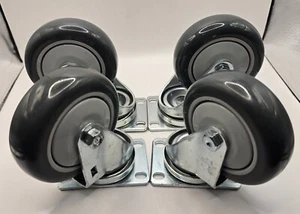 NEW Pemco (A-4) 4" Non Marking Heavy Duty Casters - Picture 1 of 4