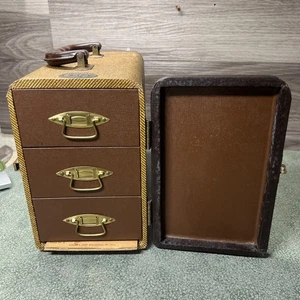 Vintage Barnett & Jaffe Baja 35mm Slide Case 3 Drawer USA 1950s - Picture 1 of 14