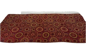 Fringed Multicolored Table Runner 62” X 23” - Picture 1 of 12
