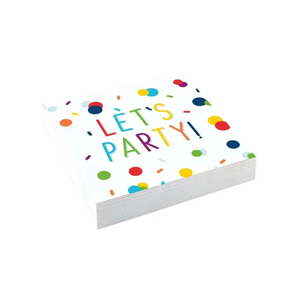 20 Servietten Confetti Birthday 25 x 25 cm - Bild 1 von 1