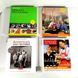 Lot Of 4 America's Test Kitchen Cookbooks 2004, 2005, 2006, 2007 Hardcovers - Picture 1 of 6