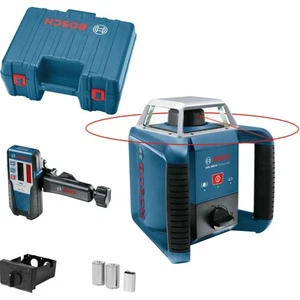 Bosch Rotationslaser GRL 400 H / 2x 1,5 V LR20 + 1x 9 V-Blockbatterie inkl. LR 1 - Bild 1 von 3