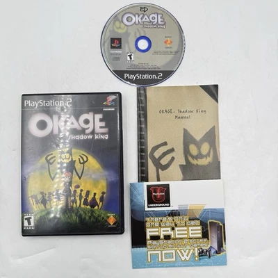 OKAGE: Shadow King (Sony PlayStation 2, PS2 - 2001) Completo con Manual y Tarjeta Reg Foto 1 de 4