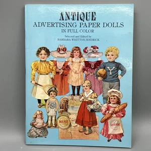 Vintage Paper doll Book Antique Victorian Era w/ Old Advertising Uncut - Picture 1 of 10