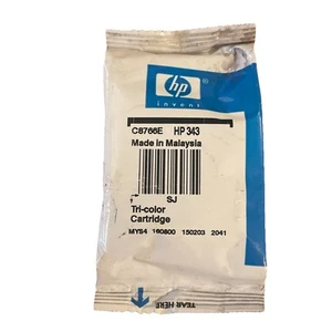 HP 343 Tri Colour Genuine Ink Cartridge C8766E Original Sealed In The Bag - Picture 1 of 2