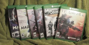 Lote de 6 juegos XBOX One paquete Madden 15 y 25 Homefront Revolution lords of Fallen - Imagen 1 de 7