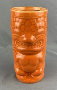 Don The Beachcomber Tiki Mug Royal Kona Resort Hawaii 6,1/2" Tall Orange - Picture 1 of 7