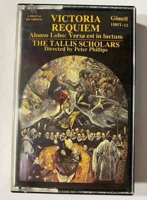 VICTORIA Requiem ALONSO LOBO The Tallis Scholars Peter Phillips CASSETTE TAPE - Image 1 of 2