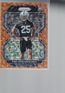 2021 Panini Prizm - Rookie Trevon Moehrig #393 Orange Disco Prizm (RC) - Picture 1 of 2