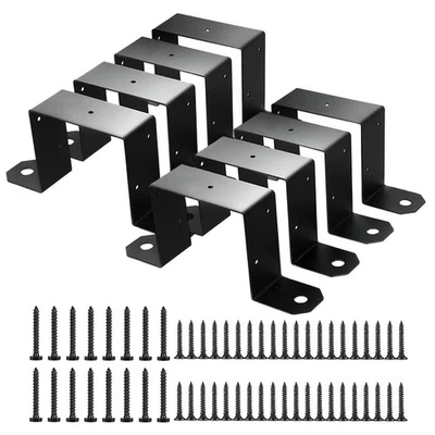 Diverse Applications For Strong Metal U Bracket Set Suitable for Various Fences - Image 1 of 4