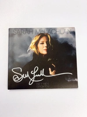 Сара Маклахлан — лучше сломанная НАСТОЯЩАЯ ОБЛОЖКА С АВТОГРАФОМ CD NYC 9/19 серебристая - Изображение 1 из 3