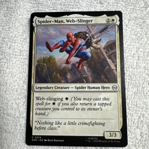 Spider-Man, Web-Slinger MTG Marvel's Spider-Man NM Magic Regular - Picture 1 of 2