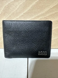 Portafoglio Hugo Boss Monist porta carte di credito pelle nero nuovo senza scatola - Foto 1 di 7