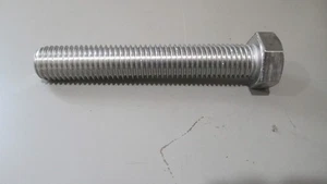 18-8 SS, M18 X 2.5 mm Thread, 110 mm Long, Fully Threaded Hex Head Screw - Picture 1 of 2