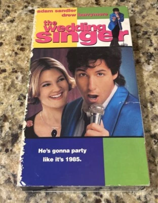 The Wedding Singer (VHS, 1998)  Adam Sandler, Steve Buscemi, Drew Barrymore - Image 1 of 3