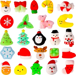 24Pcs Christmas Squishies Toys Mochi Squishy Toys Bulk Party Favor for Kids Chri - Picture 1 of 12