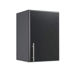 Prepac Garage Cabinet 24"X16"X16" Adjustable Height/Shelf+Stackable+Doors Black - Picture 1 of 5
