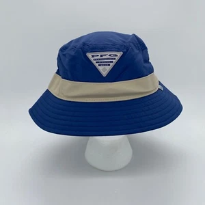 Columbia PFG Unisex Slack Tide Bucket Sombrero UPF50 Omni Shield 2" Ala Azul L/XL - Imagen 1 de 6