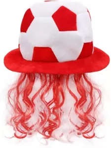 England Flag St Georges Day Fancy Dress Football Hat & Hair Supporters - Picture 1 of 1