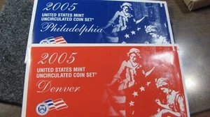 2005 Uncirculated Coin Set U.S Mint Government Packaging - Picture 1 of 2