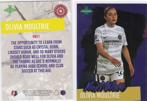 2021 Parkside Next Wave Blue #NW21 Olivia Moutlrie R/C Portland Thorns - Picture 1 of 1