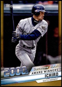 Ichiro 2020 Topps Decade's Best Series 2 5x7 Gold #DB-85 /10 Mariners 