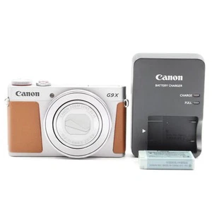【Near Mint】Canon PowerShot G9 X Mark II Compact Digital Camera leather Silver FS - Picture 1 of 8
