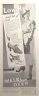 Walkover Women's Shoes Berkeley White Bucko Brockton MA Vintage Print Ad 1936