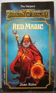 Rabe, Jean - Red Magic [Forgotten Realms: The Harpers #3] PB 1991 Good - Picture 1 of 3