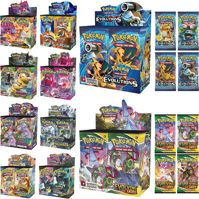 324Pcs/Box Pokemon Cards TCG Sword & Shield EVOLUTIONS Booster Box 36 Packs Toys • 15.99£