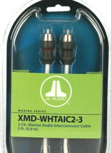 JL AUDIO XMD-WHTAIC2-3 2-Kanal Marine Boot 3 Fuß RCA Verbindungskabel NEU - Bild 1 von 1